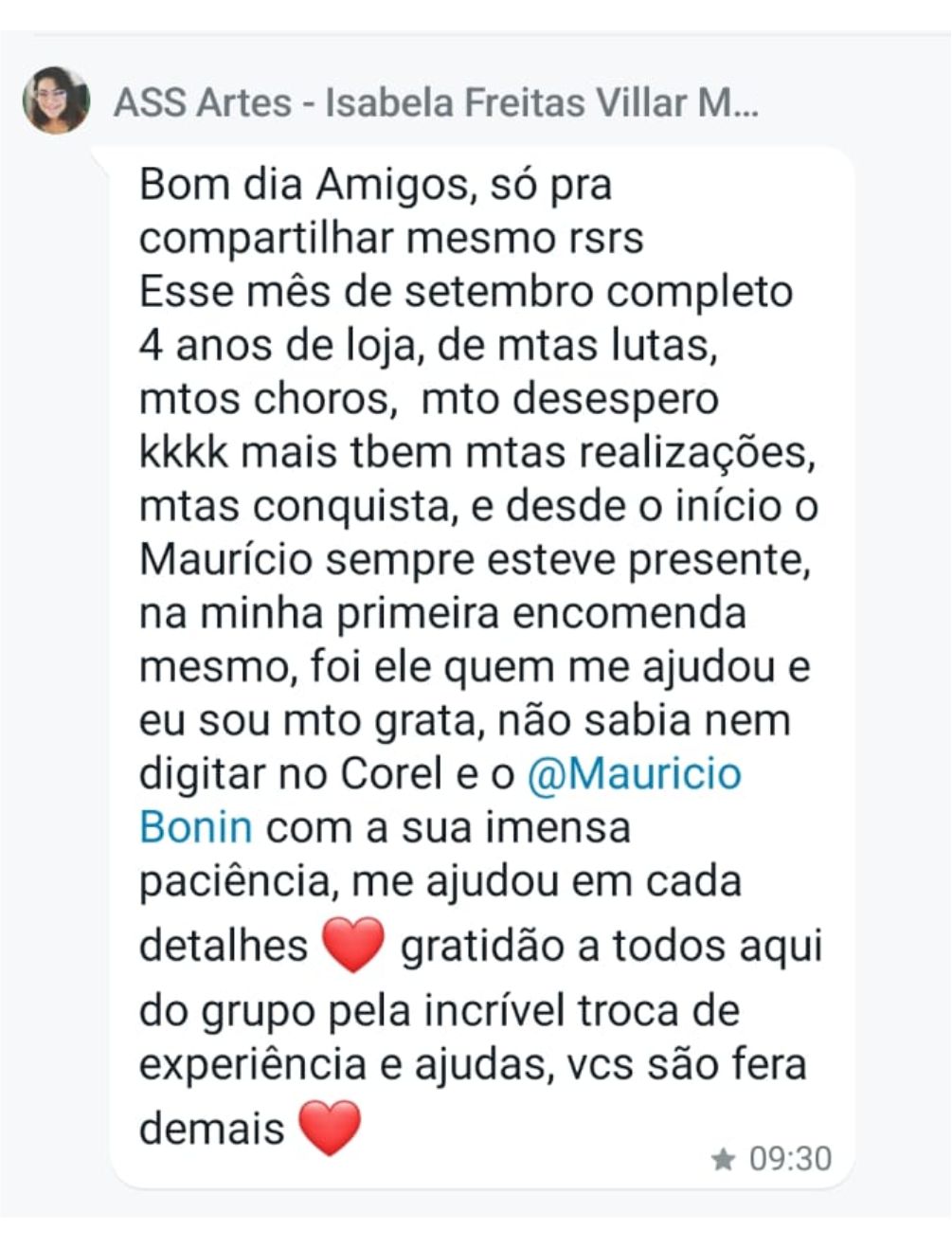 Depoimento Assinante